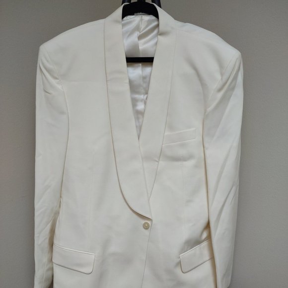 Jos. A. Bank Other - Jos A Bank Tuxedo Jacket Cream Wool Jacket Size 44XL